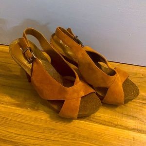 BCBG Cork Sandals!